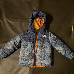 Toddler boy North Face reversible jacket 2T